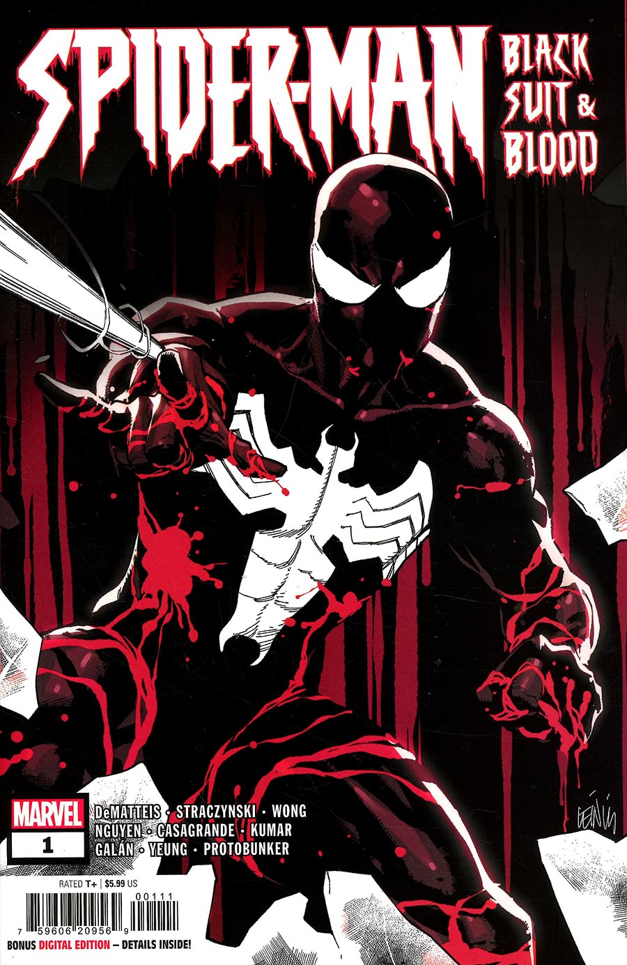 Spider-Man Black Suit & Blood #1 Cover A Regular Leinil Francis Yu Cover