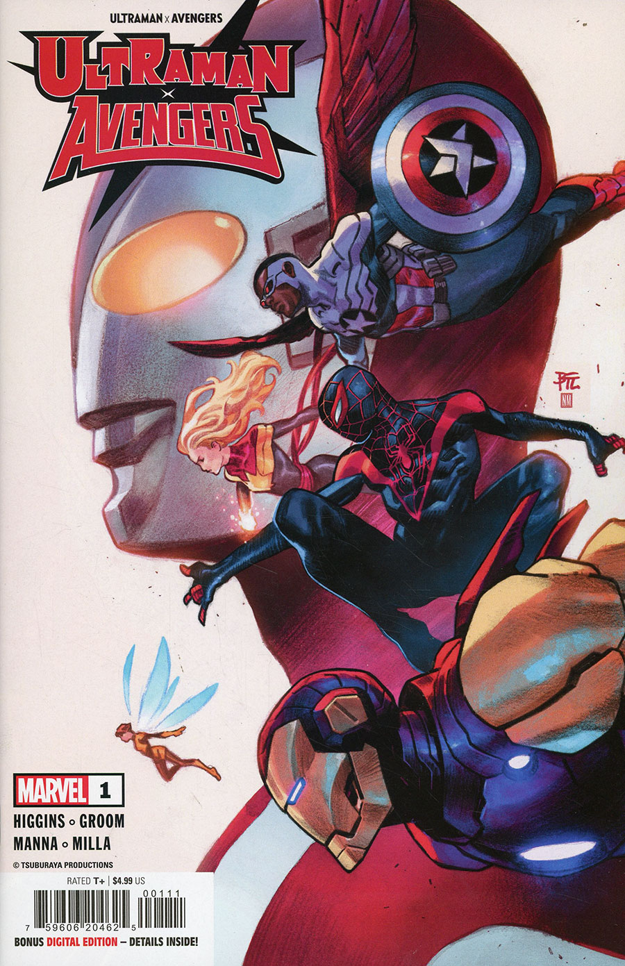 Ultraman x Avengers #1 Cover A Regular Dike Ruan Cover