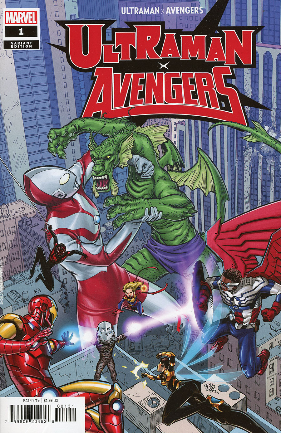 Ultraman x Avengers #1 Cover C Variant EJ Su Cover