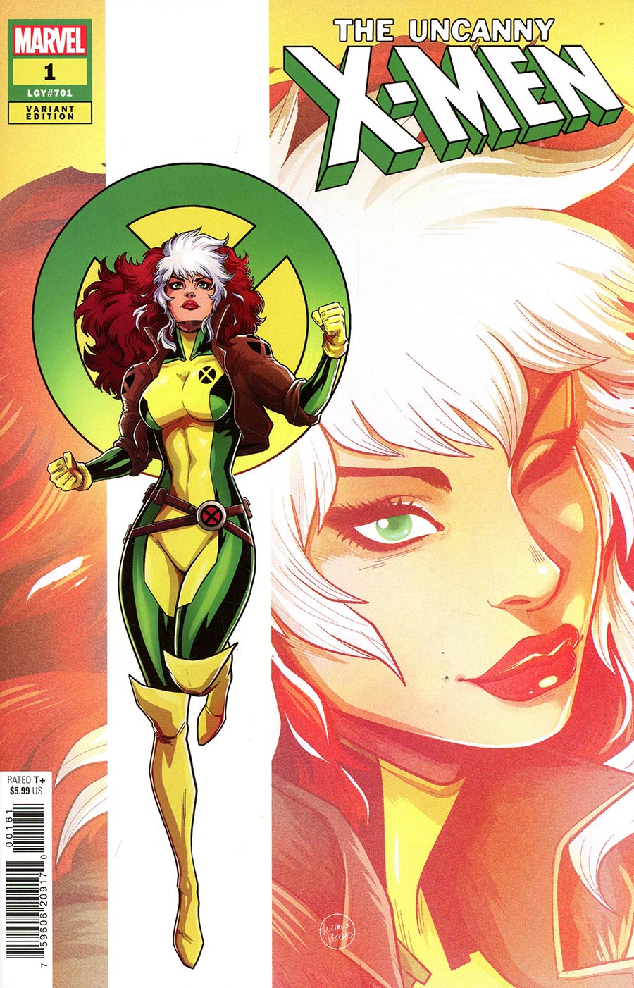 Uncanny X-Men Vol 6 #1 Cover G Variant Luciano Vecchio Rogue Cover