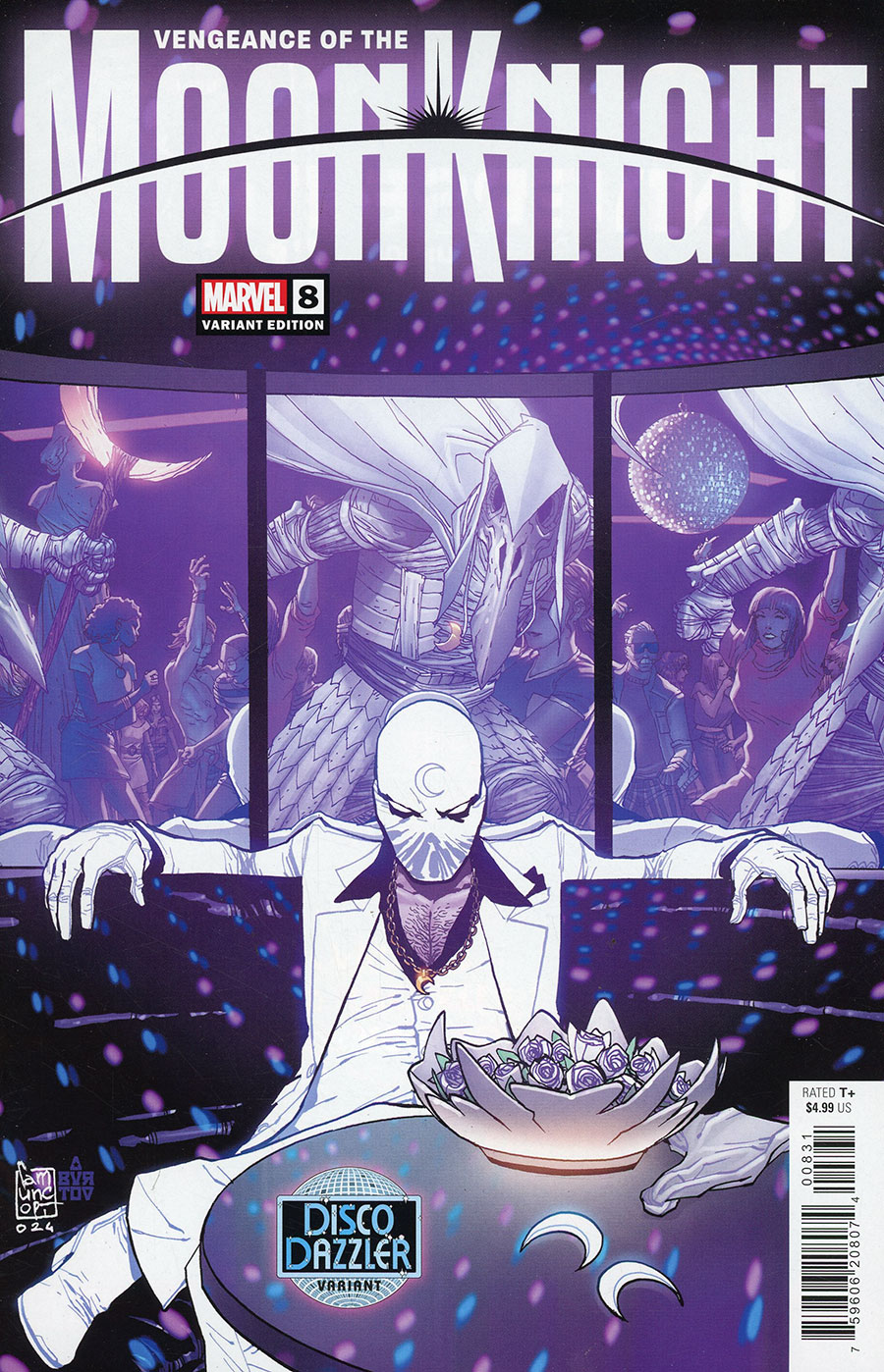 Vengeance Of The Moon Knight Vol 2 #8 Cover B Variant Giuseppe Camuncoli Disco Dazzler Cover