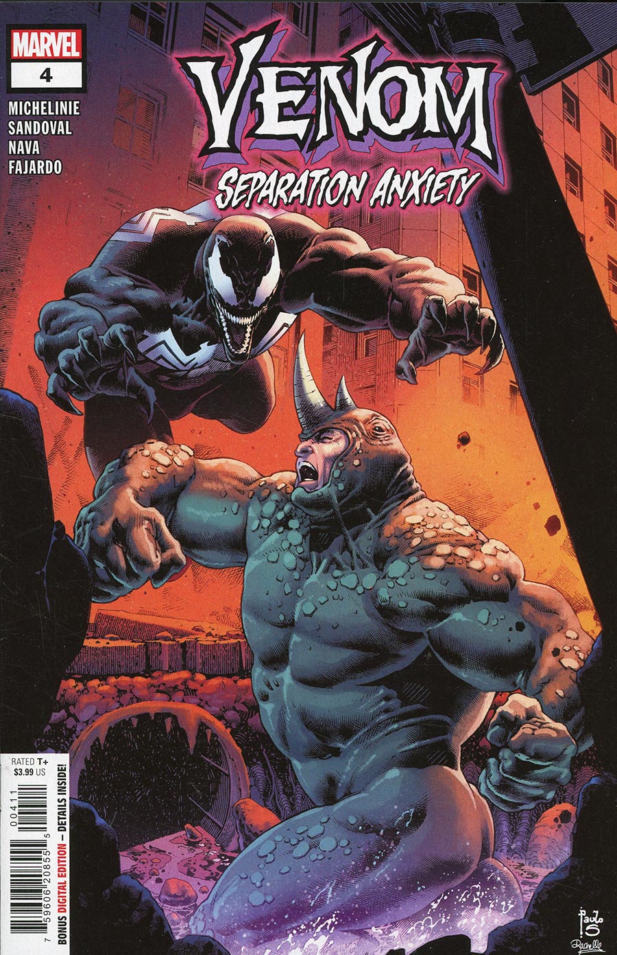 Venom Separation Anxiety (2024) #4 Cover A Regular Paulo Siqueira Cover