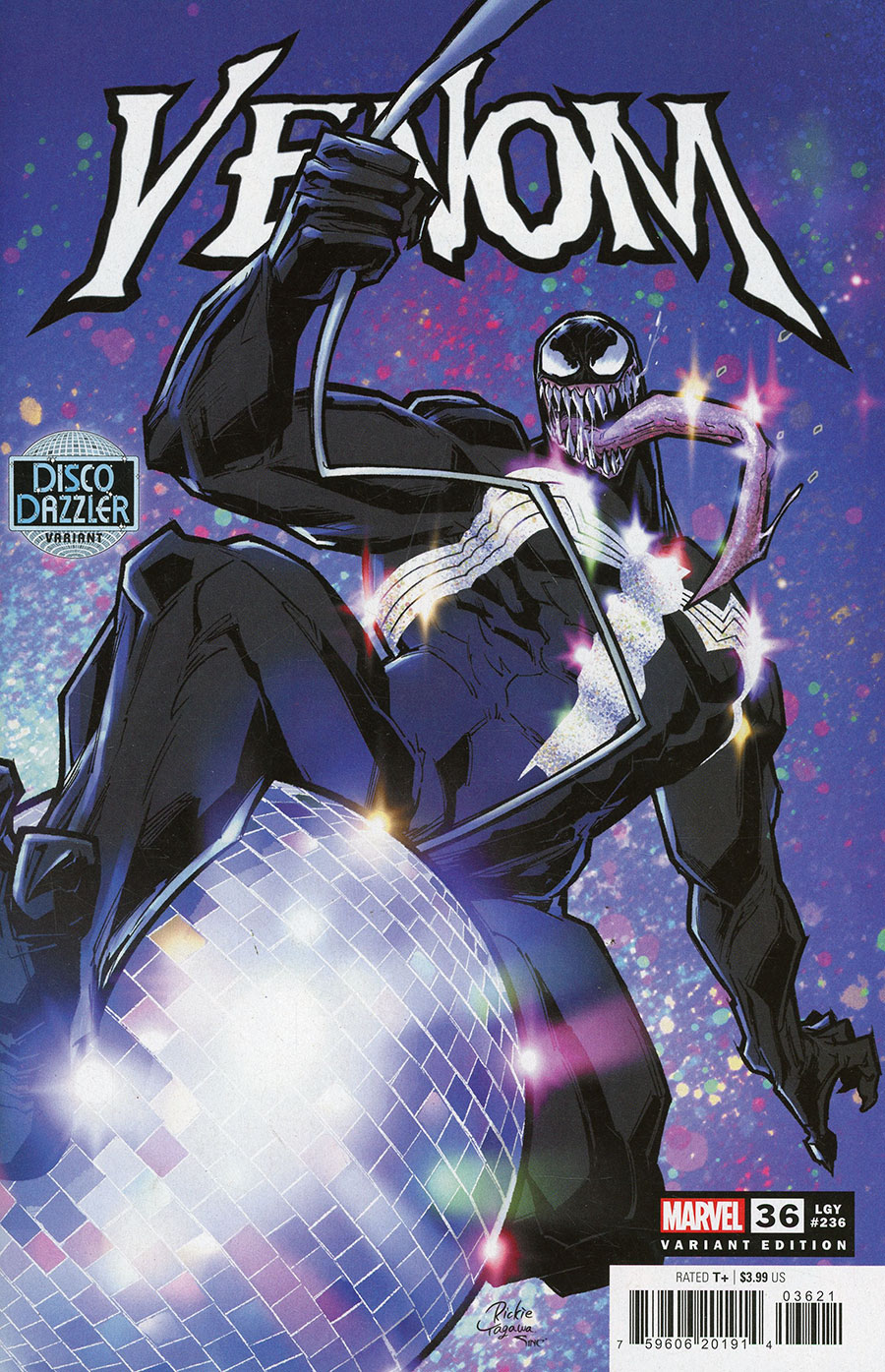 Venom Vol 5 #36 Cover B Variant Rickie Yagawa Disco Dazzler Cover (Venom War Tie-In)