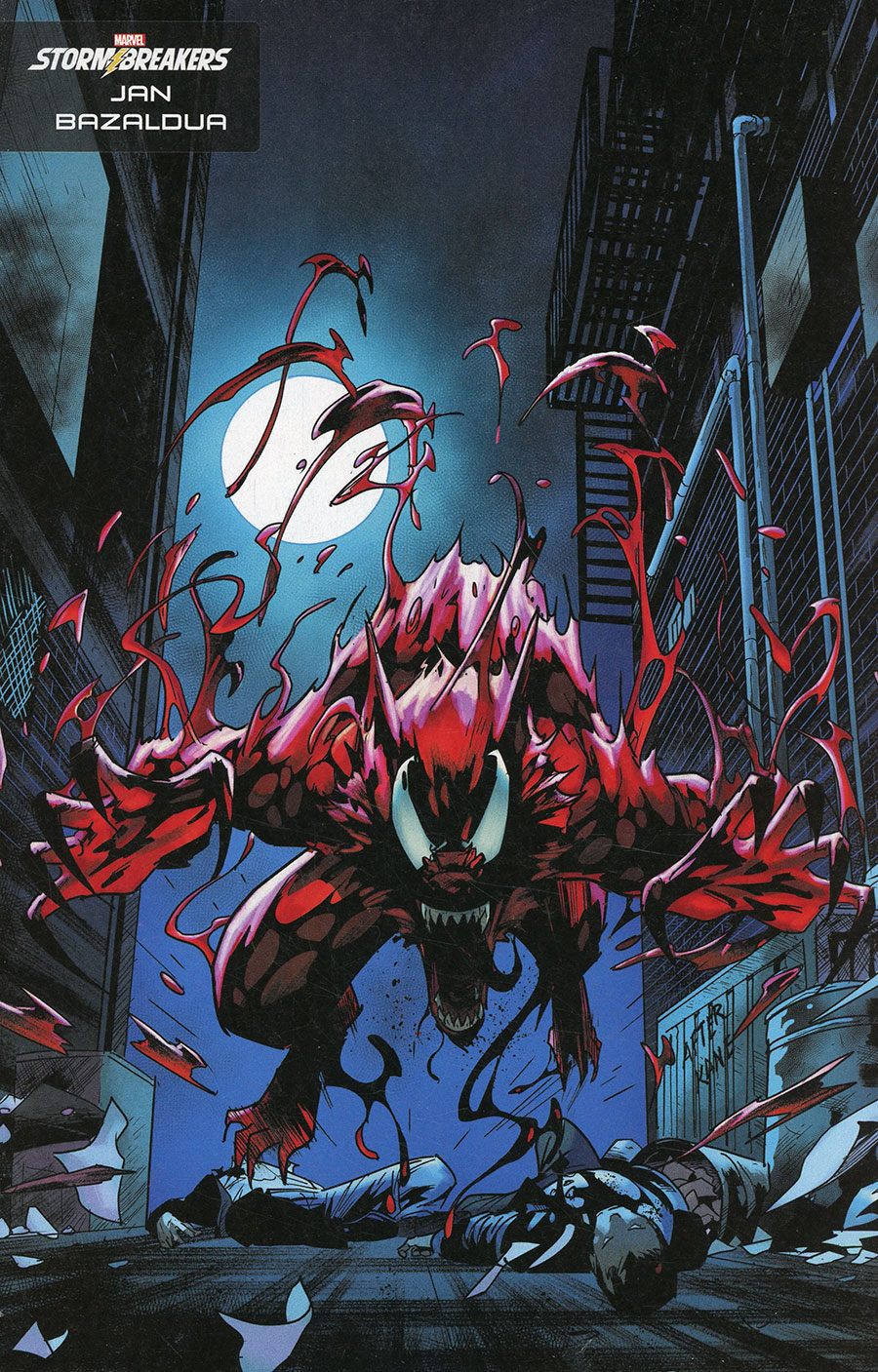 Venom War Carnage #1 Cover B Variant Jan Bazaldua Stormbreakers Cover