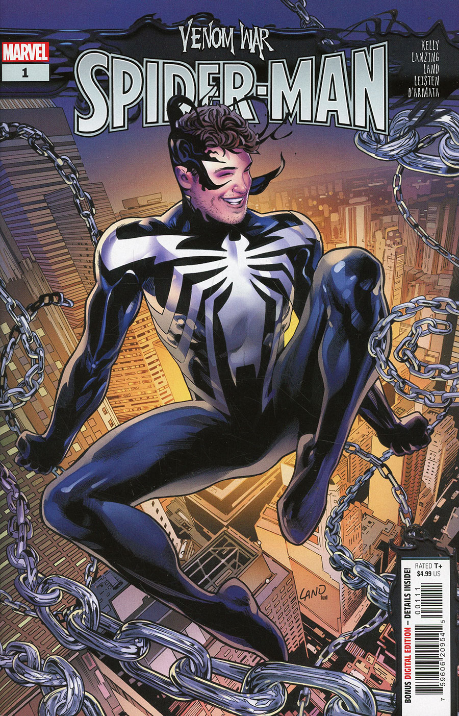 Venom War Spider-Man #1 Cover A Regular Greg Land Cover