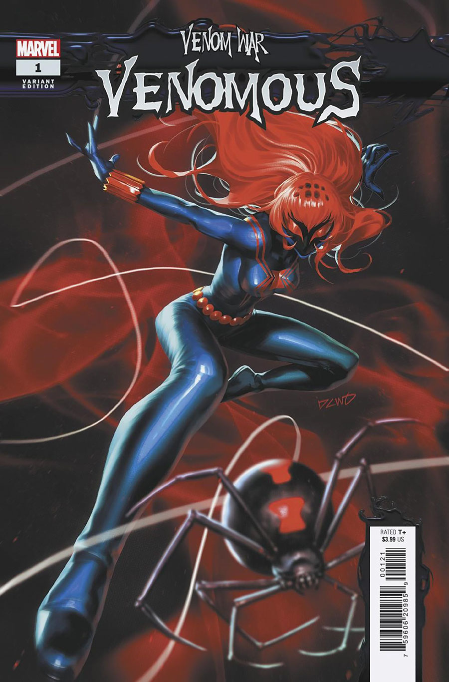 Venom War Venomous #1 Cover B Variant Derrick Chew Black Widow Cover