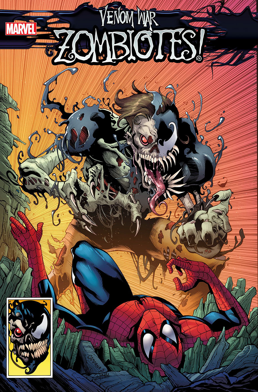 Venom War Zombiotes #1 Cover C Variant Chris Campana Cover