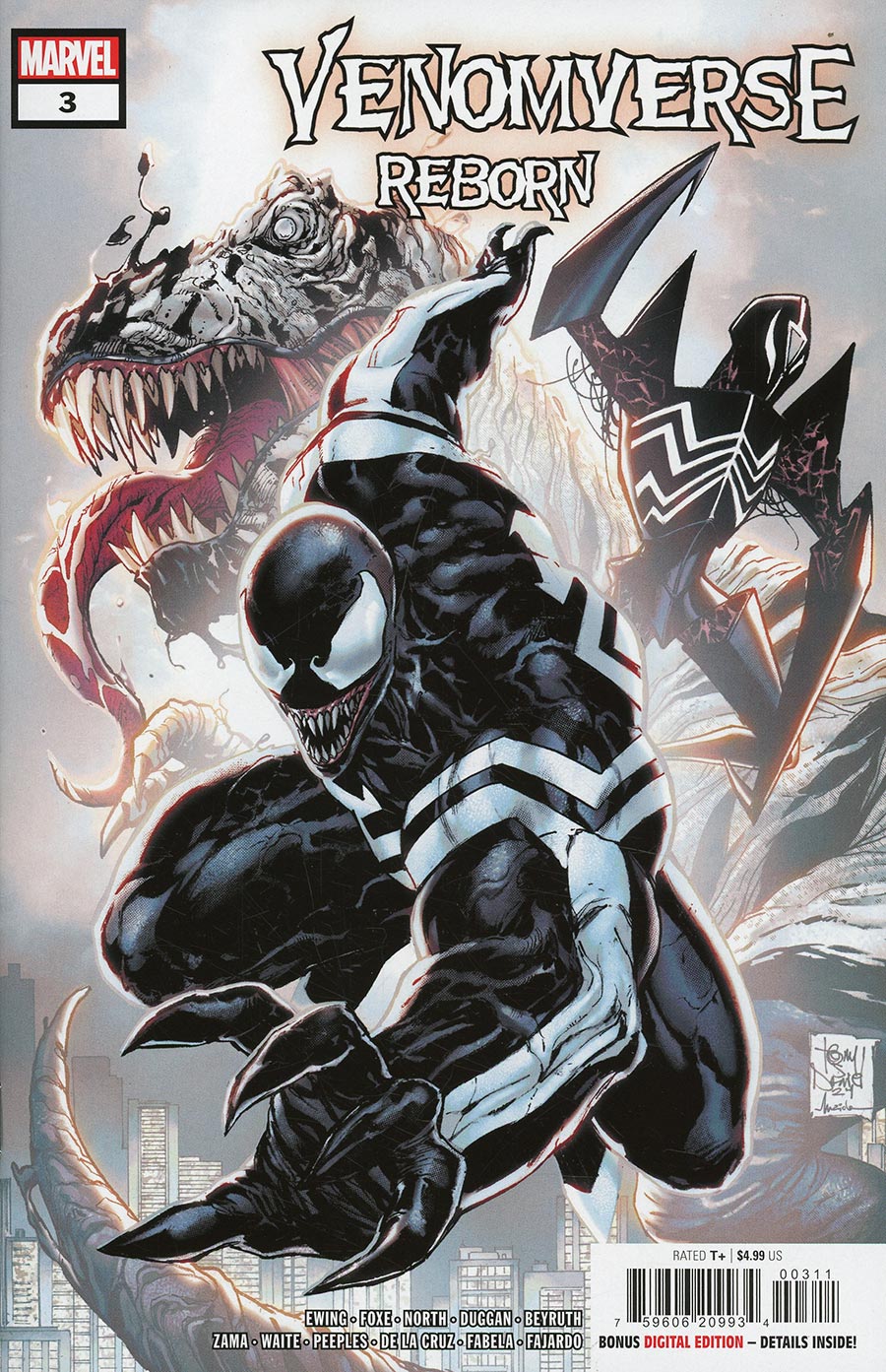 Venomverse Reborn #3 Cover A Regular Tony Daniel Cover