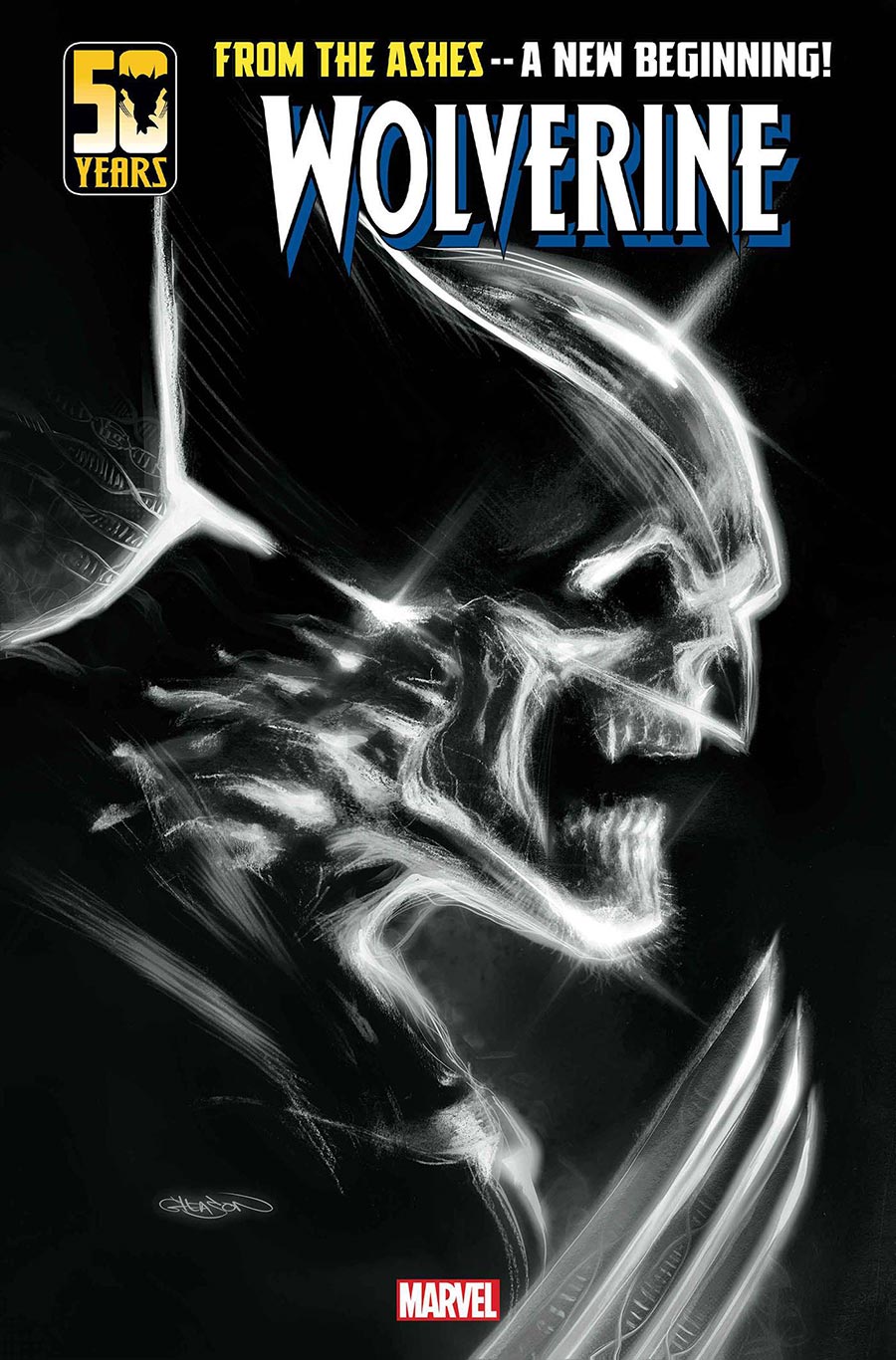 Wolverine Vol 8 #1 Cover I Variant Patrick Gleason Adamantium Head Foil Cover