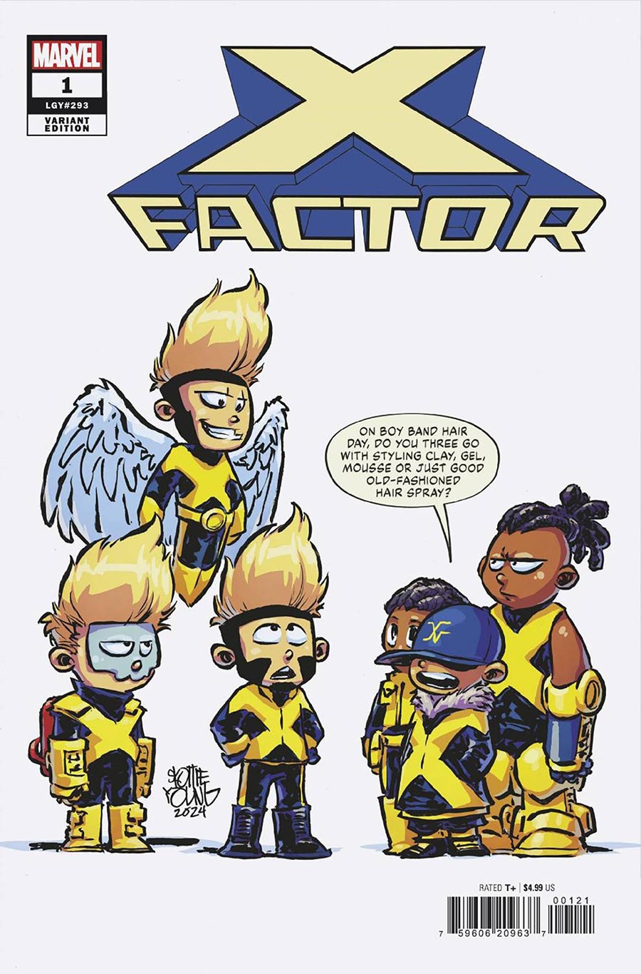 X-Factor Vol 5 #1 Cover C Variant Skottie Young Cover