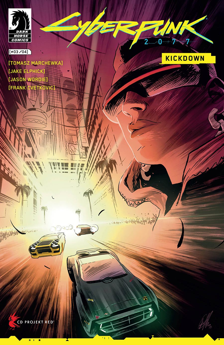 Cyberpunk 2077 Kickdown #3 Cover A Regular Jake Elphick Cover