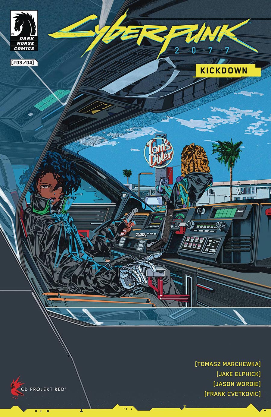 Cyberpunk 2077 Kickdown #3 Cover B Variant RUDCEF Cover