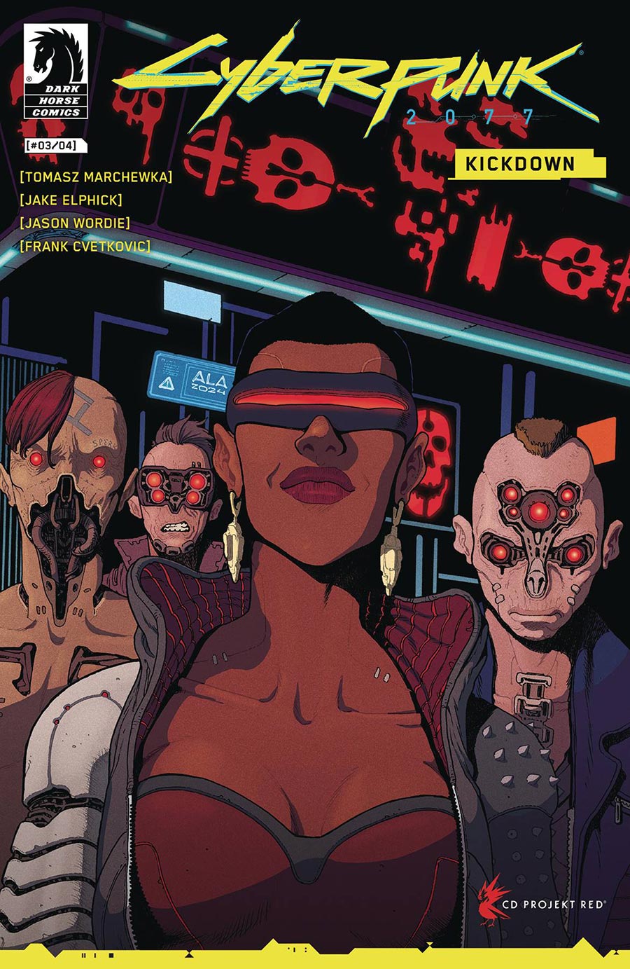 Cyberpunk 2077 Kickdown #3 Cover C Variant Andre Araujo Cover