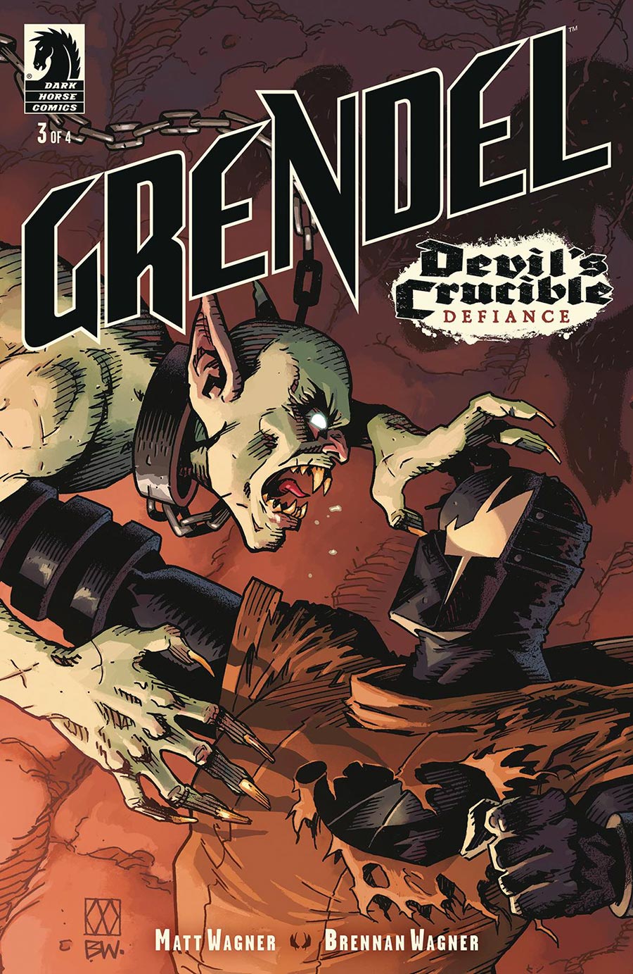 Grendel Devils Crucible Defiance #3 Cover A Regular Matt Wagner Cover