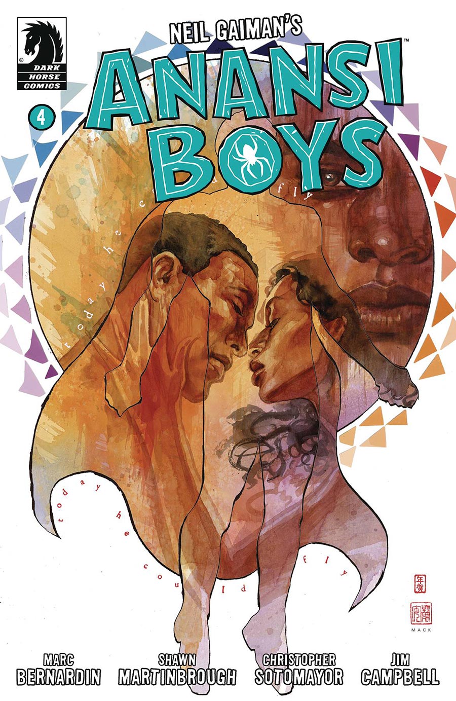 Neil Gaimans Anansi Boys I #4 Cover A Regular David Mack Cover