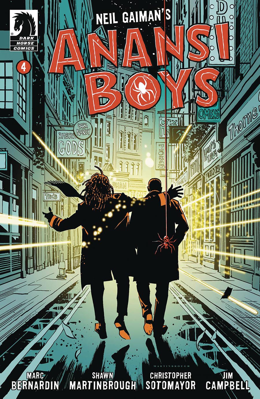 Neil Gaimans Anansi Boys I #4 Cover B Variant Shawn Martinbrough Cover