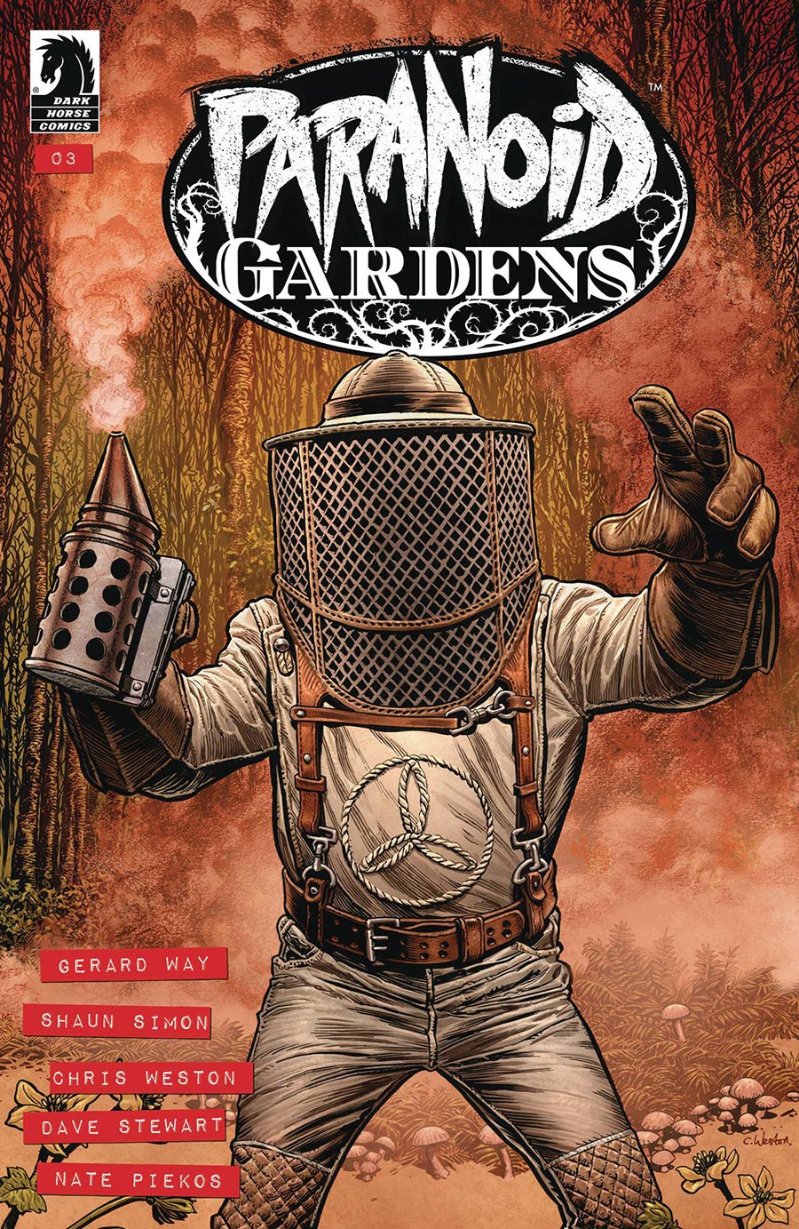 Paranoid Gardens #3 Cover A Regular Chris Weston Cover