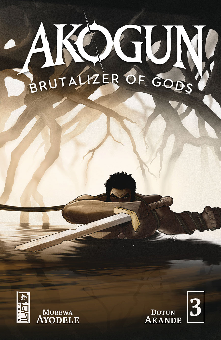 Akogun Brutalizer Of Gods #3 Cover A Regular Dotun Akande Wraparound Cover