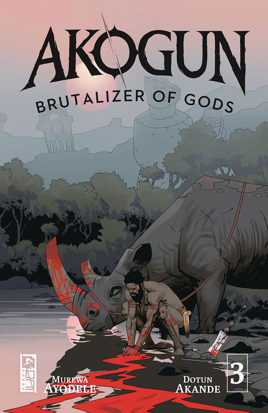 Akogun Brutalizer Of Gods #3 Cover C Variant Salim Busuru Cover