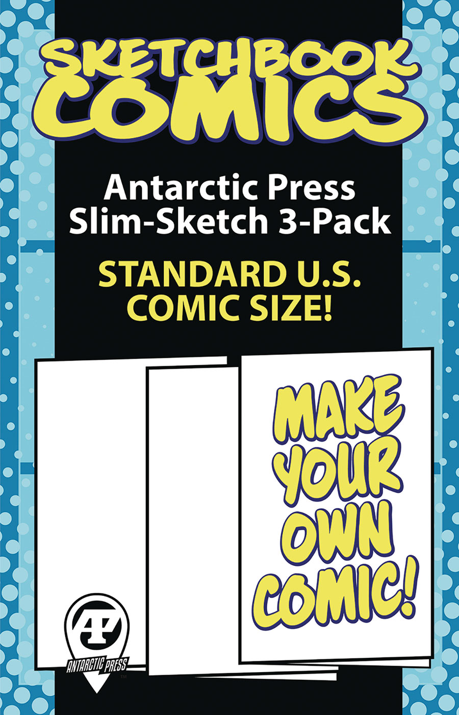 Antarctic Press Slim-Sketch Comic Size 3-Pack