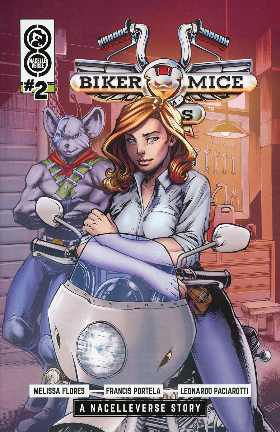 Biker Mice From Mars Vol 2 #2 Cover C Variant Edu Souza & Ben Hunzeker Cover