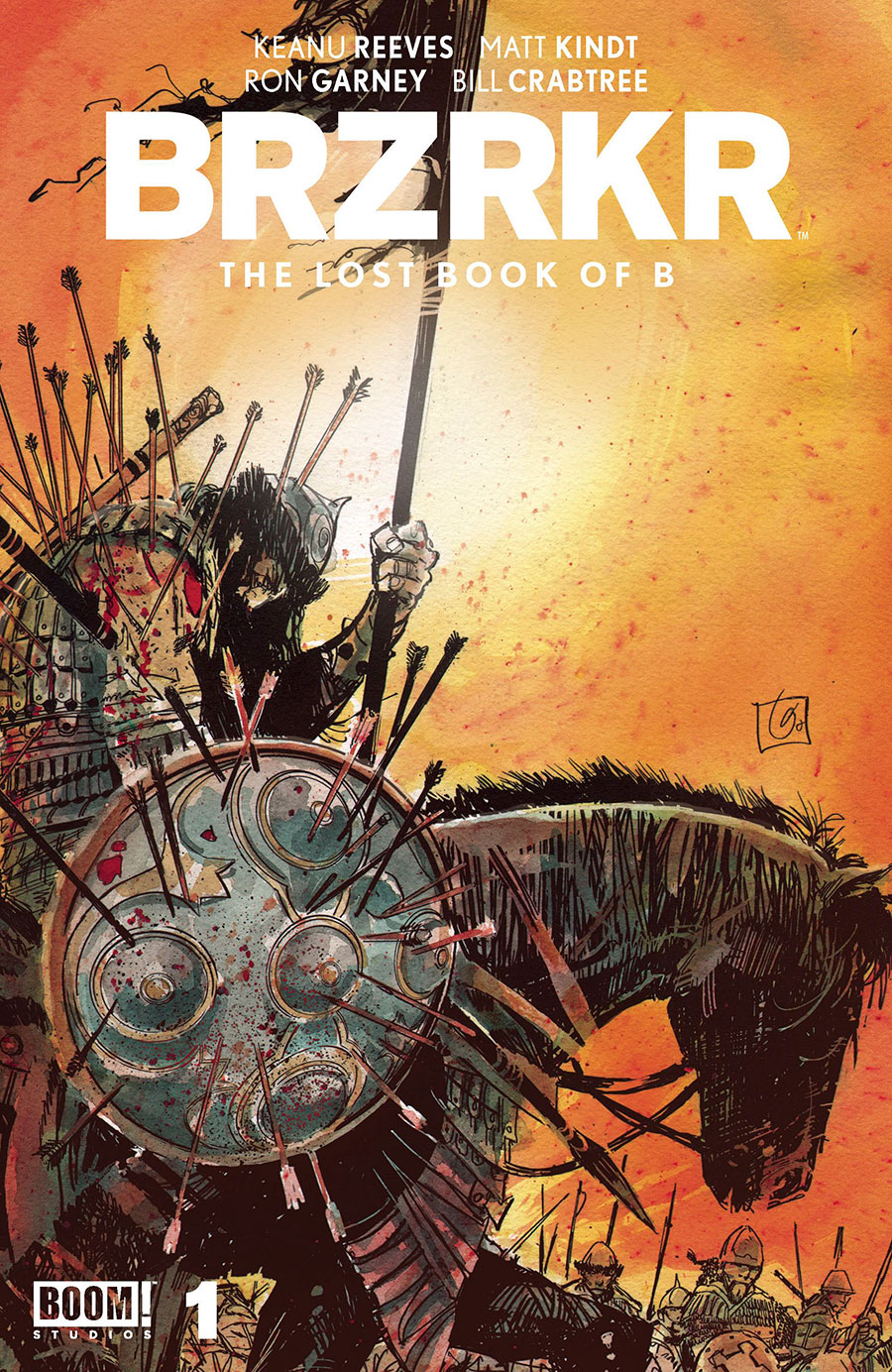 BRZRKR The Lost Book Of B #1 (One Shot) Cover A Regular Ron Garney & Matt Kindt Cover