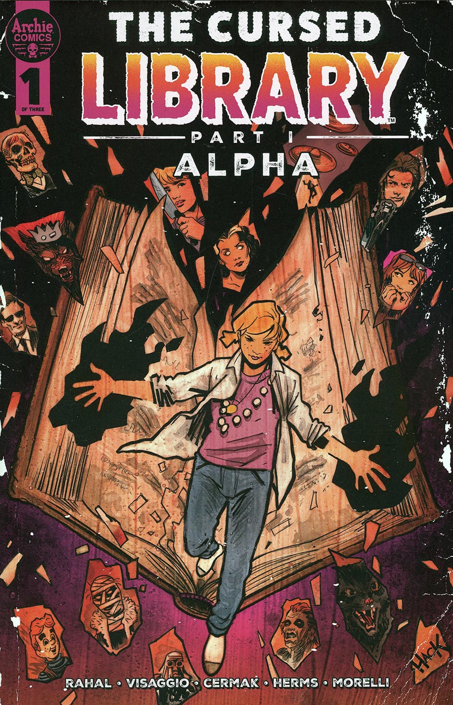 Cursed Library #1 Alpha Cover B Variant Robert Hack Cover