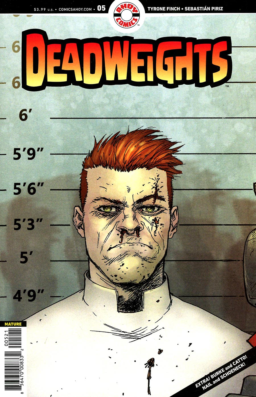 Deadweights #5 Cover B Variant Richard Pace Cover