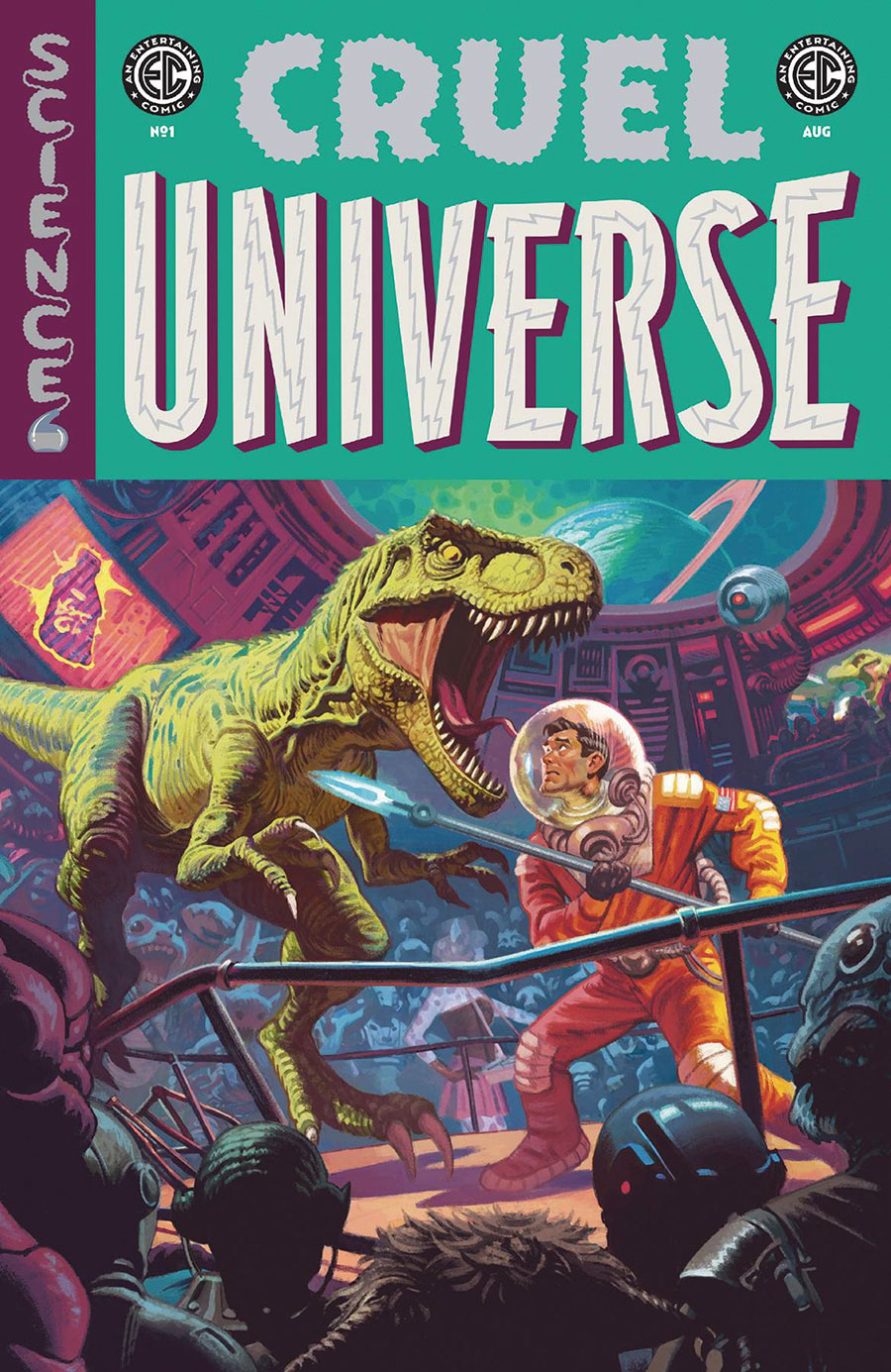 Cruel Universe #1 Cover C Variant Greg Smallwood Silver Foil Cover (EC Comics)