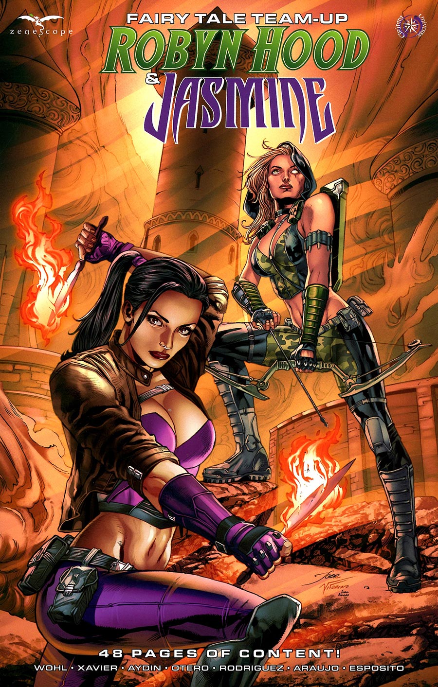 Grimm Fairy Tales Presents Fairy Tale Team-Up Robyn Hood & Jasmine #1 (One Shot) Cover B Variant Igor Vitorino Cover