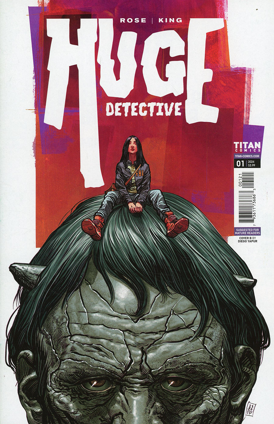 Huge Detective #1 Cover B Variant Diego Yapur Cover