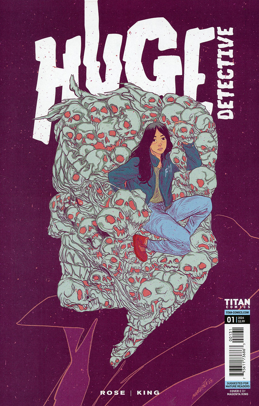 Huge Detective #1 Cover C Variant Magenta King Cover