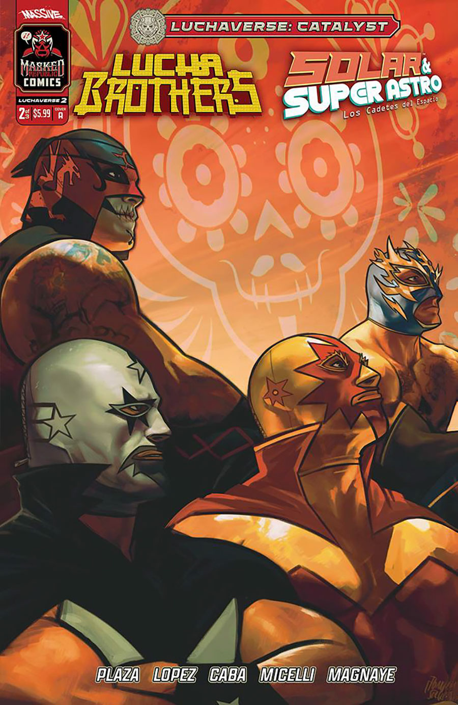 Luchaverse Catalyst #2 The Lucha Bros / Los Cadetes Del Espacio Cover A Regular Francesco Tomaselli Cover