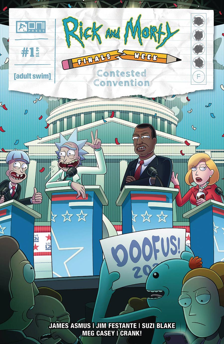 Rick And Morty Finals Week Contested Convention #1 Cover A Regular Suzi Blake Cover