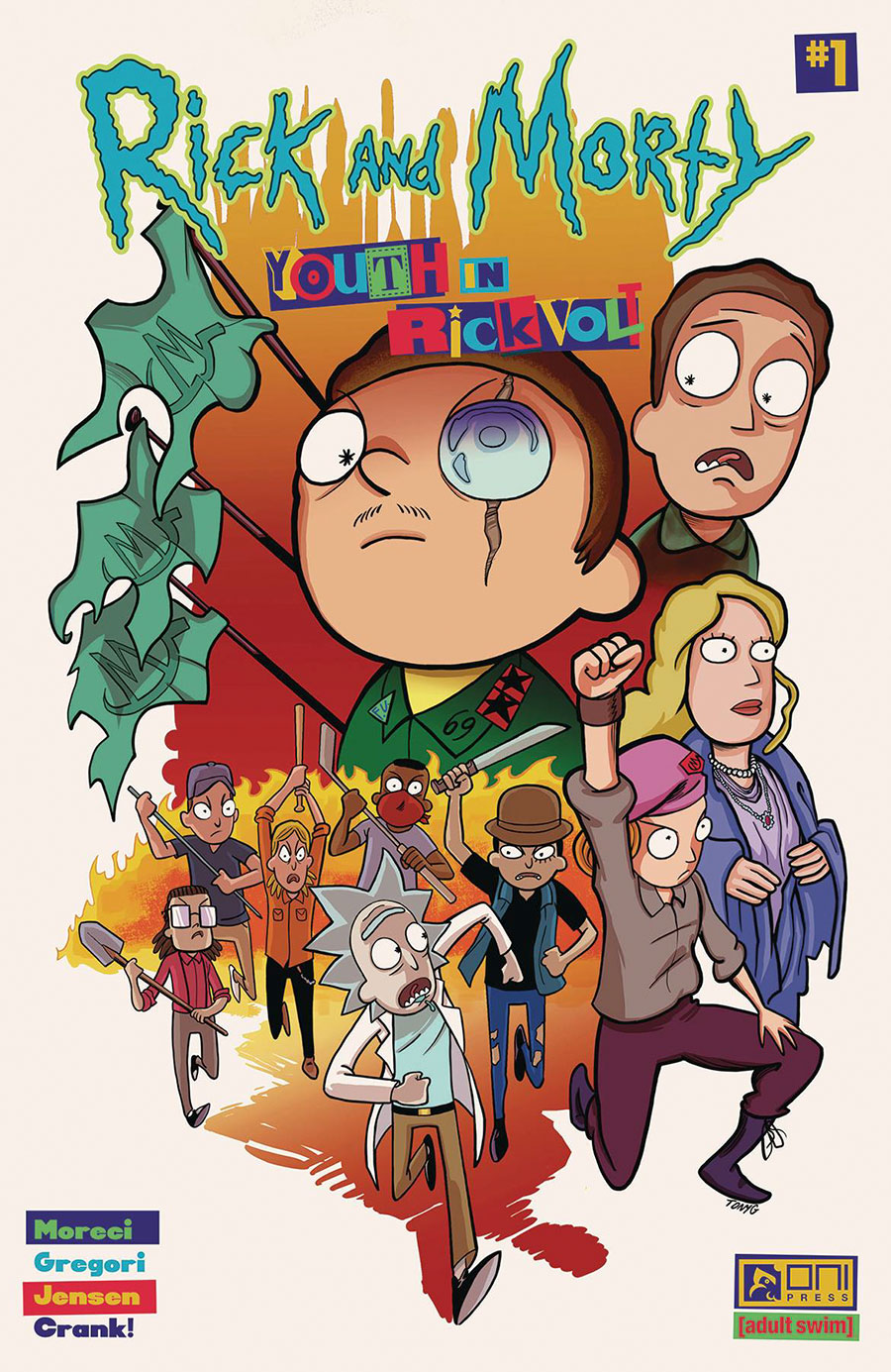 Rick And Morty Youth In Rickvolt #1 Cover A Regular Tony Gregori Cover