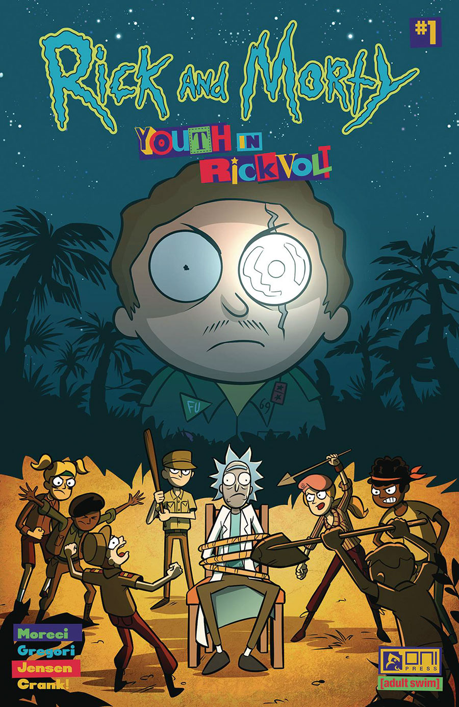 Rick And Morty Youth In Rickvolt #1 Cover B Variant Sarah Burrini Cover