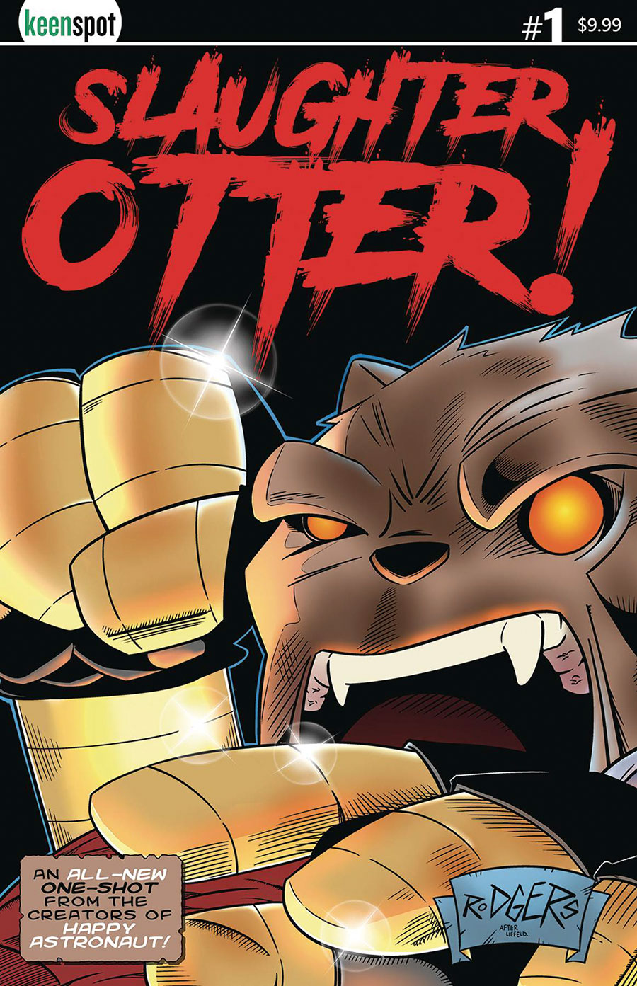 Slaughter Otter #1 Cover D Variant Matt Rodgers Spot Foil Cover