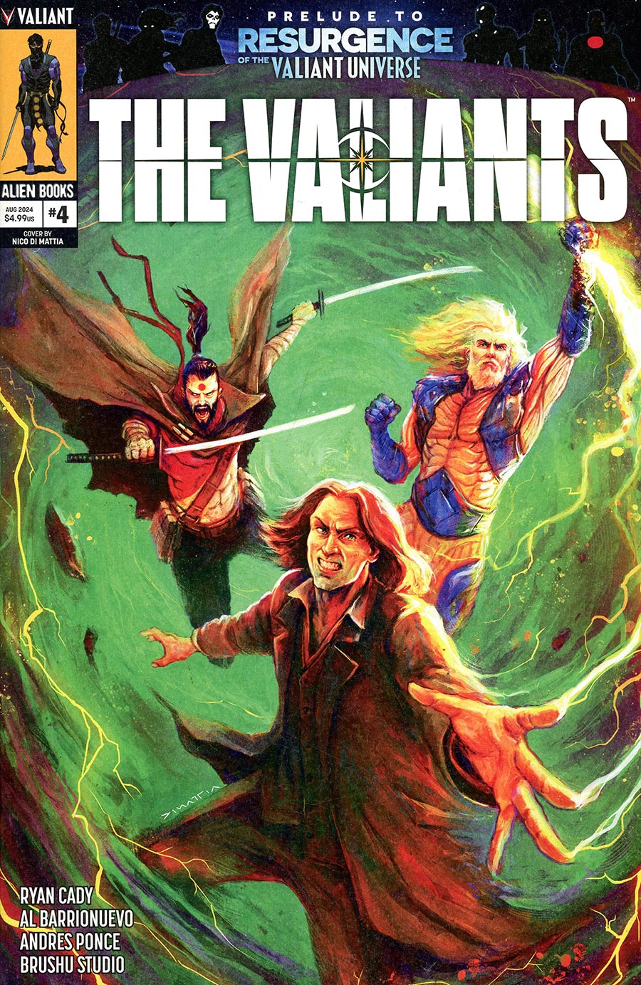 The Valiants #4 Cover A Regular Nico Di Mattia Cover (Resurgence Of The Valiant Universe Prelude)