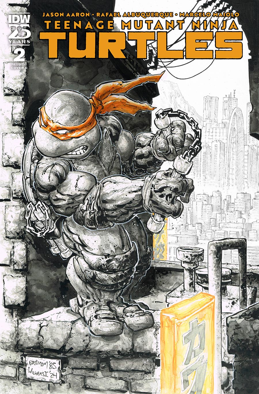 Teenage Mutant Ninja Turtles Vol 6 #2 Cover C Variant Kevin Eastman Cover