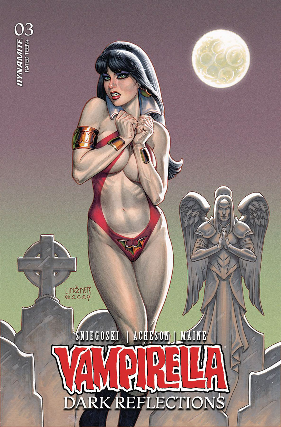 Vampirella Dark Reflections #3 Cover B Variant Joseph Michael Linsner Cover