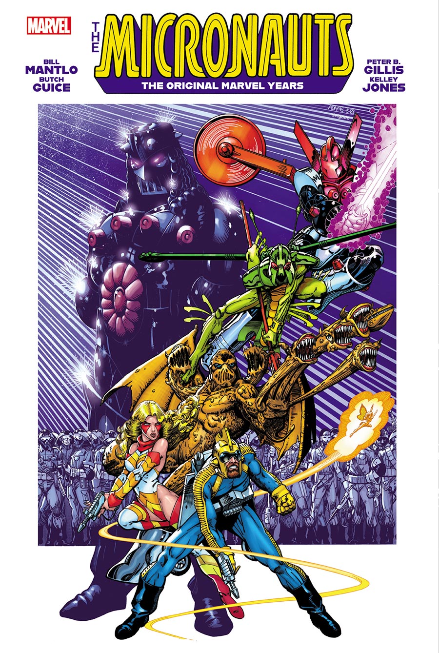 Micronauts Original Marvel Years Omnibus Vol 3 HC Direct Market Arthur Adams Variant Cover