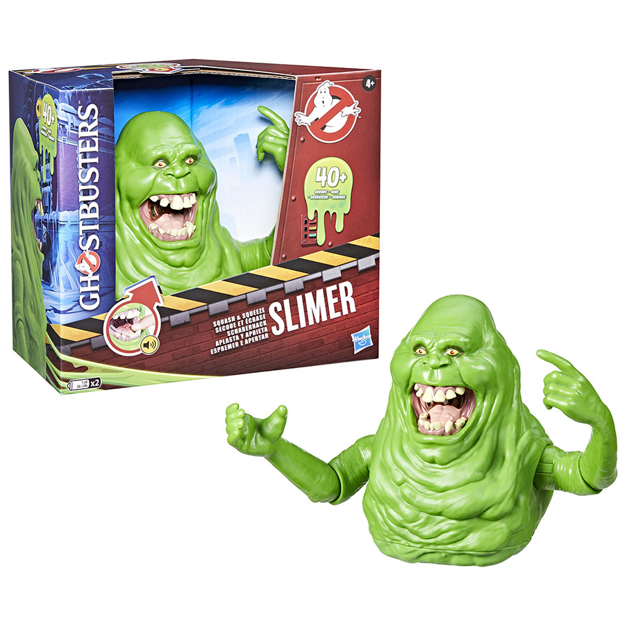 Ghostbusters Squash & Squeeze Slimer 7-Inch Interactive Toy