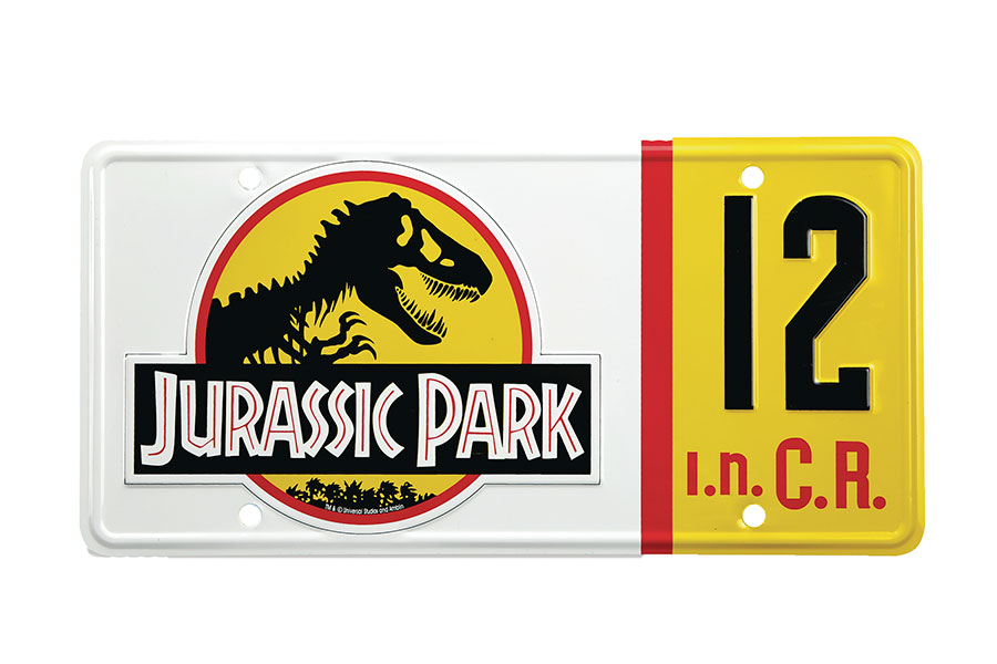 Jurassic Park Nedry License Plate