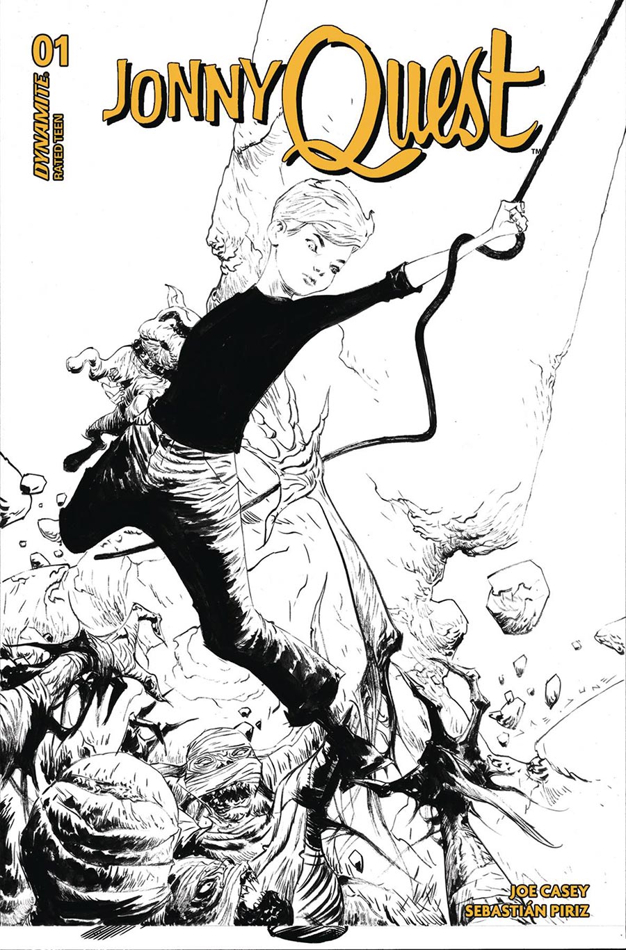 Jonny Quest Vol 2 #1 Cover S Incentive Jae Lee Line Art Cover