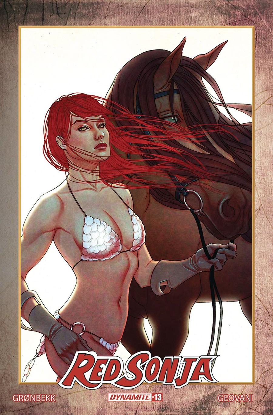 Red Sonja Vol 10 #13 Cover F Incentive Jenny Frison Modern Icon Variant Cover