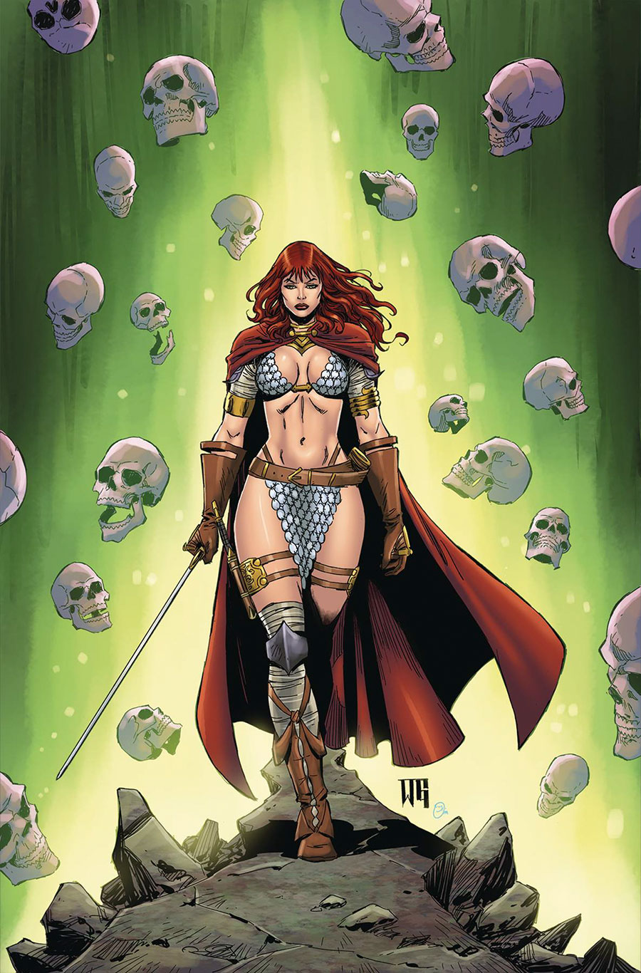 Red Sonja Vol 10 #13 Cover J Incentive Walter Geovani Virgin Cover