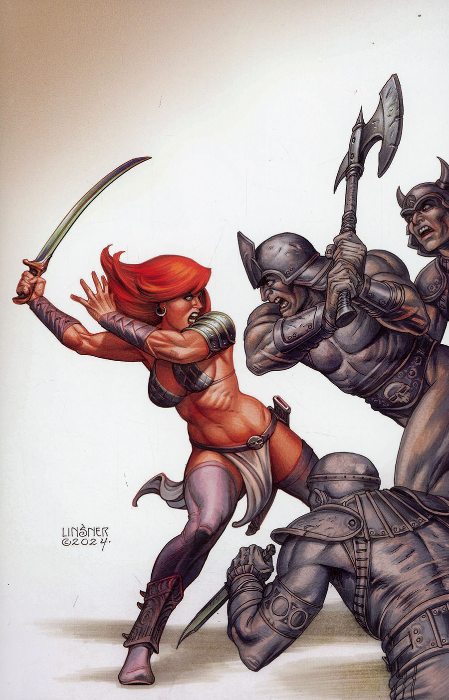 Red Sonja Empire Of The Damned #5 Cover K Incentive Joseph Michael Linsner Virgin Cover