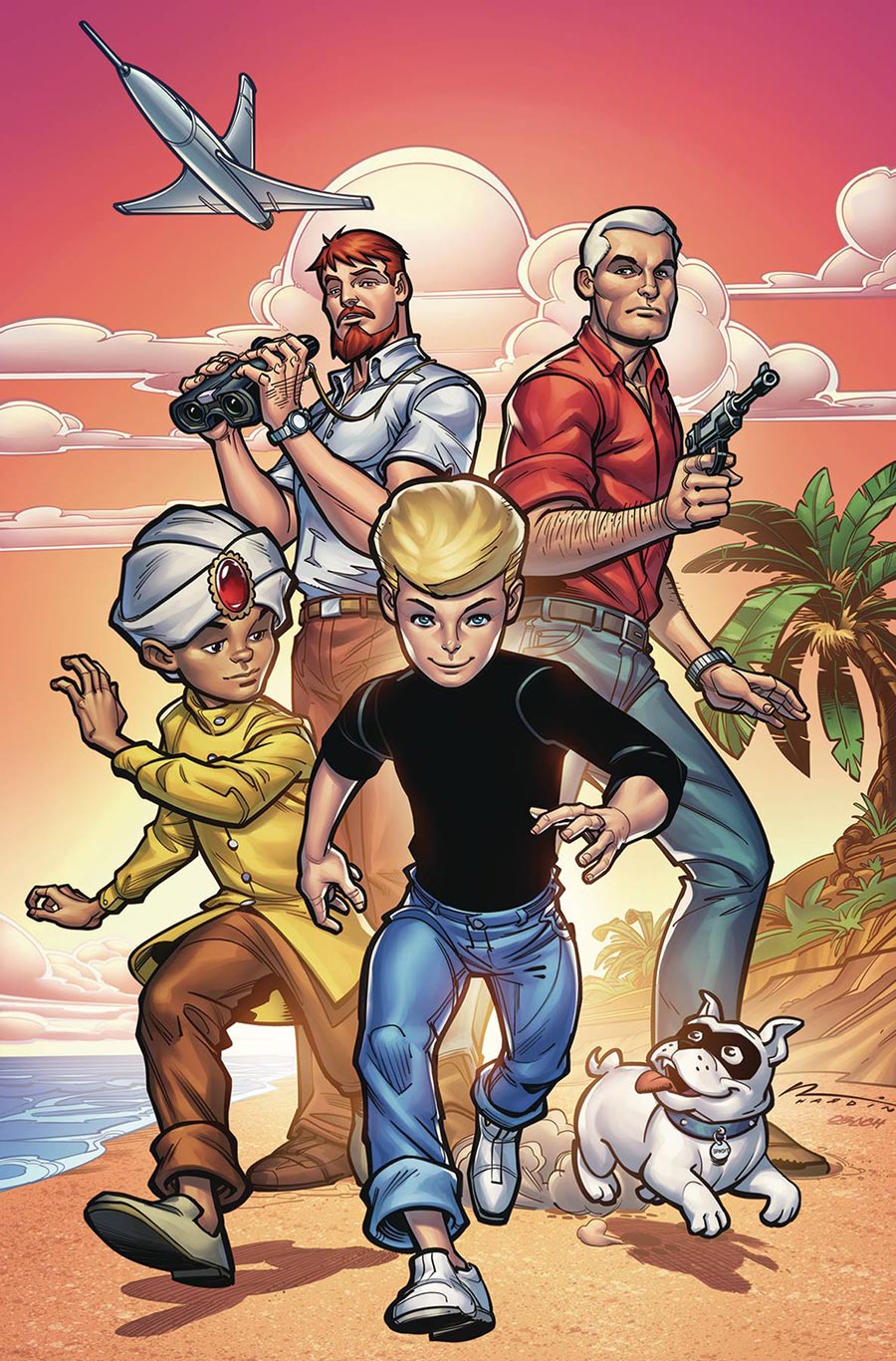 Jonny Quest Vol 2 #1 Cover H Variant Chad Hardin Foil Virgin Cover