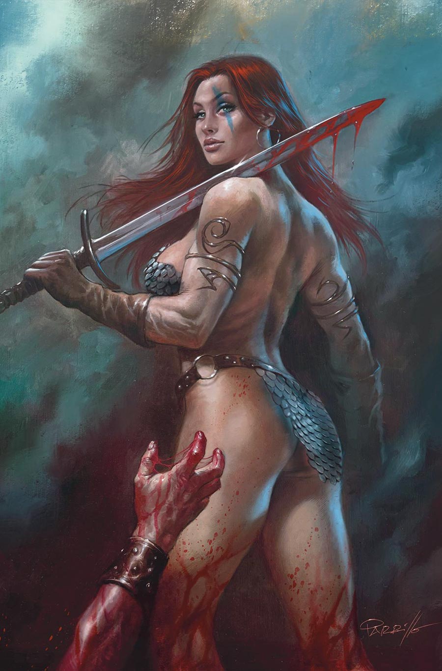 Red Sonja Vol 10 #13 Cover L Limited Edition Lucio Parrillo Virgin Cover