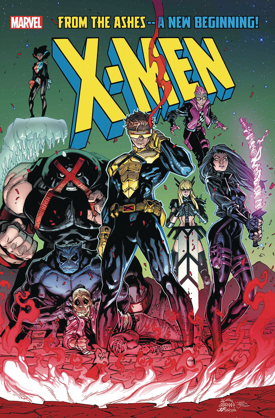 X-Men Vol 7 #1 Cover O DF Signed By Ryan Stegman